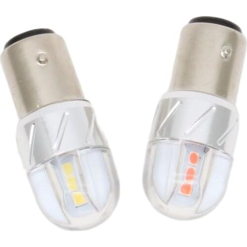 New 2x Led T20 7443 W21/5w 1156 BA15S 1157 BAY15D 3030 6SMD Car Light led Turn Signal Brake bulb Rear Reverse lamp 12V