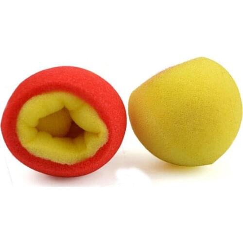 2 Pcs/set Cute Change Color Sponge Ball Magic Tricks Props Fun Magic Toys Magic Accessories Close-up Stage Magic Toys