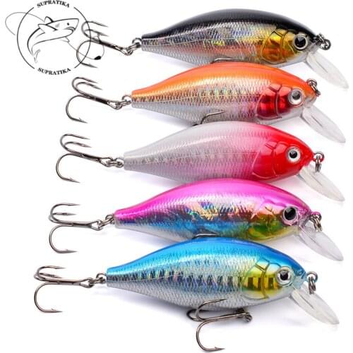 5Pcs/lot Lifelike Wobblers Crankbait Fishing Lure Baits 7cm/13.4g Floating Artificial Sea Fishing Bass Isca Trailer Jerkbait