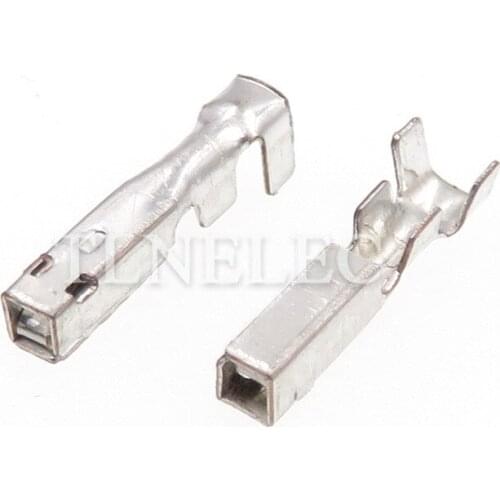 50pcs 1.0mm Series DJ623C-1X0.6A Crimp Terminal Auto Splices Wire Terminal For Automotive Electrical Cables Harness Connector