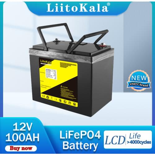 Battery-pack 12V100Ah/120Ah lifepop4, used for outdoor sports. Carrying 12.8V battery life with longer AAA level LiFePO4 battery