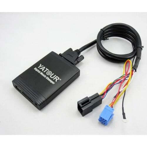 Car Mp3 Player USB Digital CD Music Changer for ISO 8-Pin VW Audi Skoda Seat AUX SD MP3 adapter Car Audio Yatour Bluetooth Phone