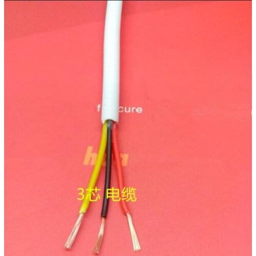 Free Ship 100m/roll pure copper multistrand sheathed lines Signal control line AVVR 0.12 square AVVR3*0.12mm Sheathed wire