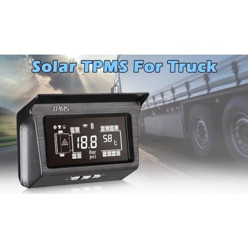 SPY Solar Tpms 12 Sensors Truck Wireless Tire Pressure Monitoring System 12 Tires For Trucks