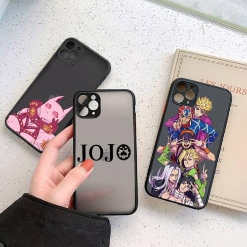 JOJO’S BIZARRE ADVENTURE OVER HEAVEN Phone Cases matte transparent For iphone 7 8 11 12 plus mini x xs xr pro max cover