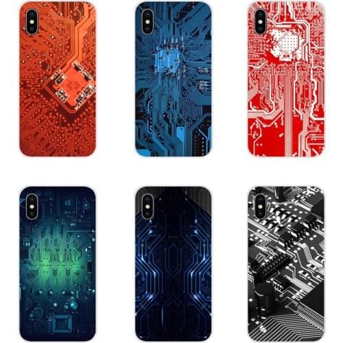 Case For HTC One U11 U12 X9 M7 M8 A9 M9 M10 E9 Plus Desire 630 530 626 628 816 820 830 Technology Circuit board Motherboard line
