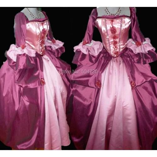 Tailored!Classical Theatre TV Duchess Queen 16th Medieval Renaissance Gown Era Halloween Retro Cosplay dress all size HL-519