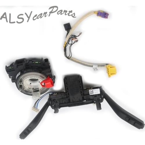 Cruise Set MFSW Module & Cruise Switch Stalk & Harness Set For VW Golf GTI MK6 Jetta Touran Skoda Octavia Superb Yeti 5K0953513C