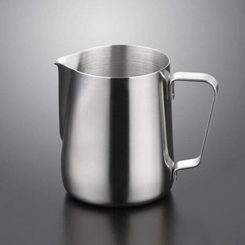 Quevinal 100pcs/lot 150ml Stainless Steel Coffee Latte Milk Frothing Mug Pitcher Jug for Espresso Frothers Latte Art Drinkware