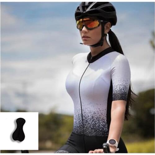 Summer Autumn Woman Outfit Cycling Red Blue Womens Cycling Jumpsuit Female Clothing With Free Shipping Lycra Elastic Tights mtb