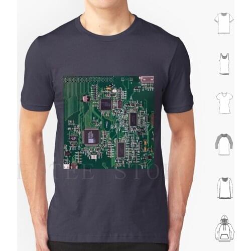 Bored Board T Shirt Men Cotton 6Xl Board Chips Circuit Circuit Board Circuitry Circuits Close Up Components Computer Connection