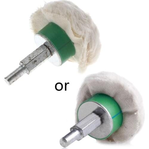 Drill 1/4'' Shank Brush 2''/3''/4'' Cotton Dome Polishing Buffing Wheel Polish