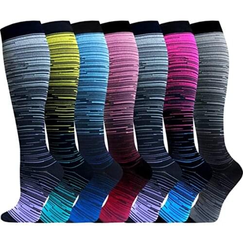 Leg Support Stretch Compression Socks Fit For Sports Knee Prevent Men Women Varicose Veins Socks Long Socks Stockings