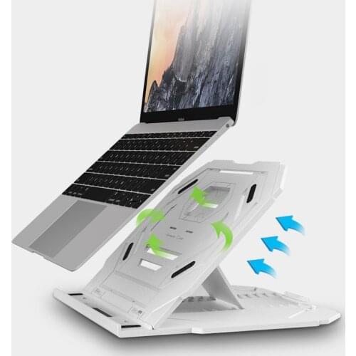 Portable laptop stand For Macbook Lenovo 360 Rotating Adjustment Stand support Notebook Folding Cooling Pad Bracket Phone Holder