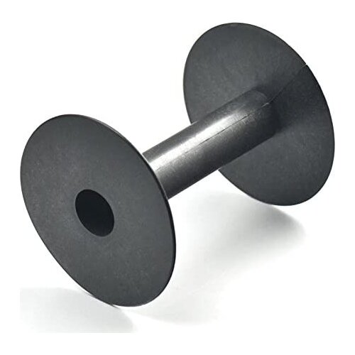 ZENTEII Empty Bobbin Round Hard Plastic Wire Spools Ends for Various Size Cord Clear Ribbon Lace Line 10 PCS