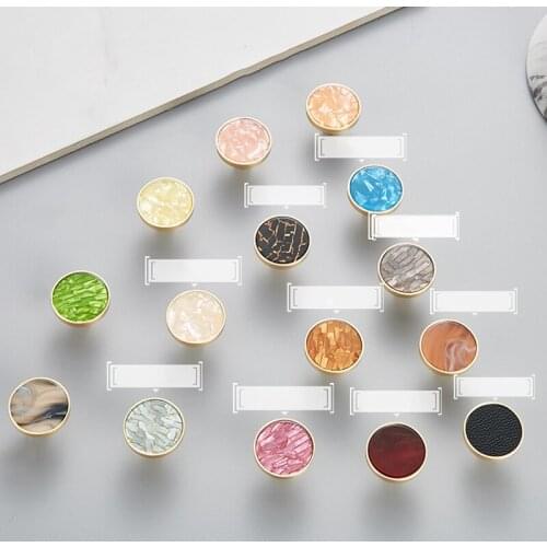 Modern Cabinet Furniture Handles Alloy Stone and Knobs Wardrobe Drawer Simple Closet Door Pulls Handle Furniture Hardware