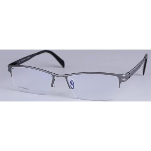 Titanium Glasses Frame for Men 2020 Optical mens eyeglasses frames Myopia Prescription eye glasses Half Metal eyewear frames