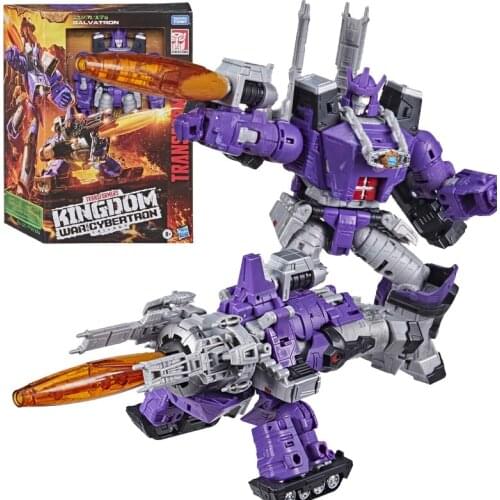 Transformers Toys Generations War for Cybertron: Kingdom Leader Class Decepticons Galvatron Action Figure Robot Toy