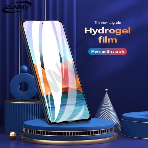 ZLNHIV soft full cover for Redmi 9 4G 5G hydrogel film 9i 9T 9A 9AT 9C phone screen protector note 9T 9s pro MAX Not Glass