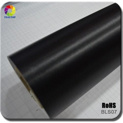 1.52X30M Air free bubbles 6 colors metallic Brushed vinyl car wrap film