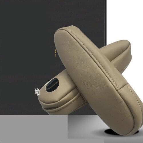 1PC Car Interior Decorations Microfibre Leather Driver Seat Side Armrests Decorated Cover For BYD S6 CAB047