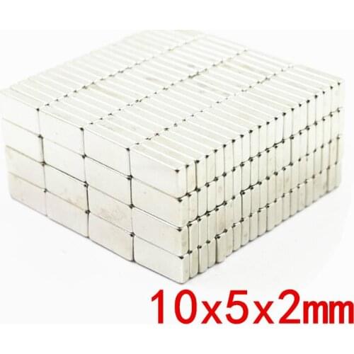 10 pcs Magnet 10x5x2mm rare earth neodymium permanent super strong magnet new art craft connecc