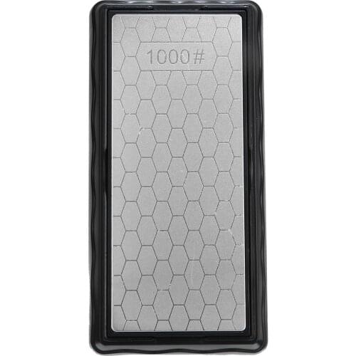 400/1000 Grit Diamond Grindstone Kitchen Cutter Knife Sharpening Stone Whetstone W/base Double Sided Lightweight Kitchen Tool