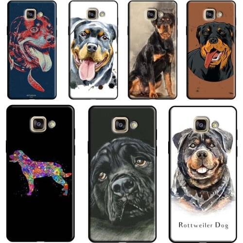 Cartoon Rottweiler Dog For Samsung J3 J5 J7 J1 2016 2017 J4 J6 A3 A5 A7 A9 A6 A8 Plus J8 J2 Core 2018 Phone Case