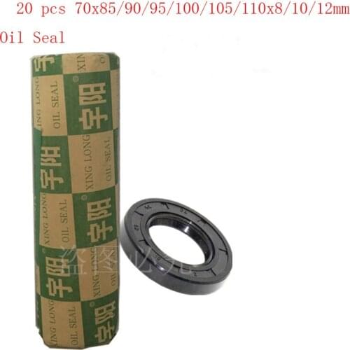 20 pieces 70x85/90/95/100/105/110x8/10/12 mm Motorcycle Front Fork Damper Oil Seal Front Fork Damper Shock Absorber