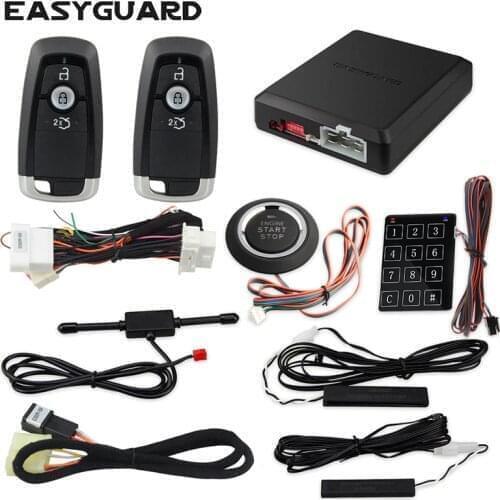 EASYGUARD CAN BUS plug and play PKE kit fit for Ford Mondeo, Escort, Everest push start button remote start touch password entry