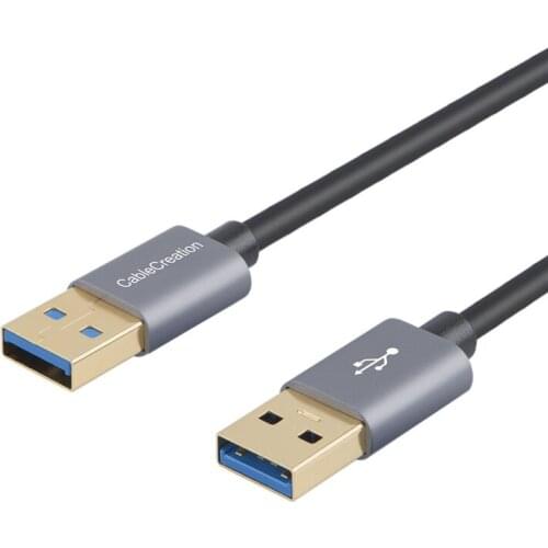 USB 3.0 Cable, USB Type A Male to Male Cable,Compatible External Hard Drive, Camera,Handwriting Board,Radiator and More