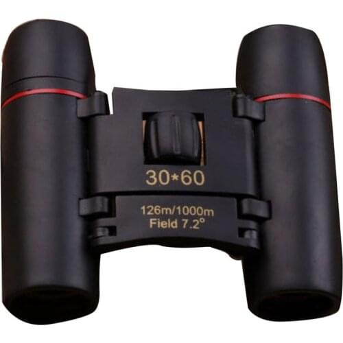 Pocket Mini Binoculars Sakura 30X60 Hd Wide-Angle Portable Low-Light Night Vision Telescope Super Clear Wide-Angle Telescope