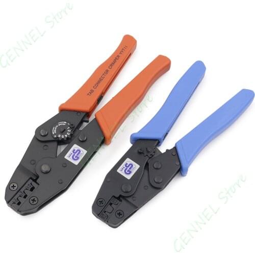 2pc D-SUB RS232 TAB Connectors 0.1-1.0mm 0.5-6.0mm Ratchet Crimping Tool Crimper