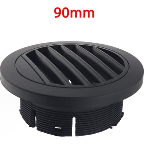 90mm Air Outlet Vent Round Flat Plastic Net Cover Cap of Exhaust Pipe For Car Air Parking Heater For Truck Bus Caravan