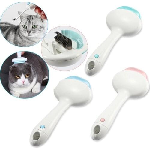 Pet Multi-purpose Comb Dog Hair Removal Brush Cat Flea Scratch Remover Clips Puppy Fur Trimming Lice Tick Beauty Grooming Tool