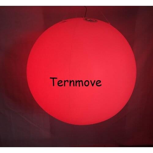 Inflatable punch beach ball PVC Inflatable LED Lighting Balloon Remote Control throw ball for concert party beach water game