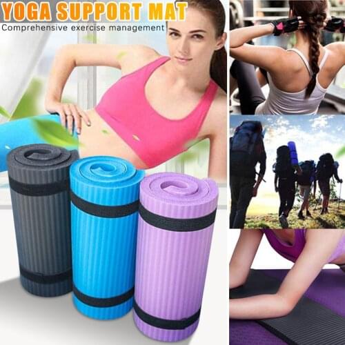 Non-slip Yoga Mat 60*251.5cm Gym Mats Sports Indoor Fitness Pilates Yoga Pads Abdominal Wheel Pad Flat Support Elbow Pad