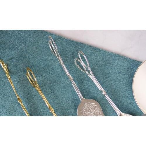 High quality 2021 new Cake Clip Scissors Shape Retro Style Wrought Iron Multipurpose Serving Clip Kitchen Accessories