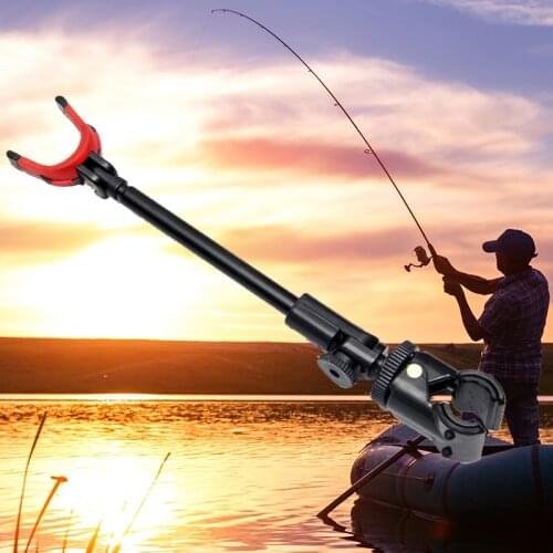 Stretch Holder Fishing Rod Outdoor Rotatable Pole Fishing Accessories Stand Rotating Bracket Fish Rest