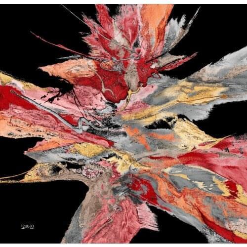 REYYAN SILK TEXTURED OYALIK WRITING PATTERN-14651-RENK-19