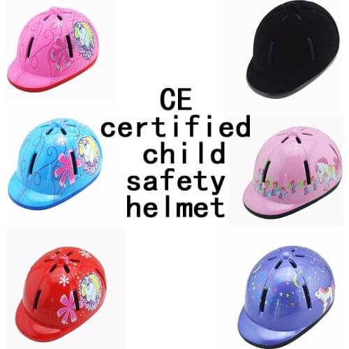 Equestrian helmet children riding helmet CE certified equestrian equipment Knight Helmet girl boy cartoon equestrian helmet