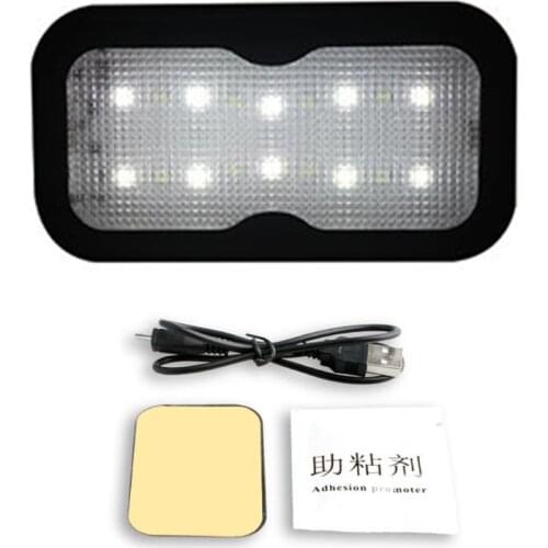 Car Interior Light Car Ceiling Reading Light Magnet Ceiling Lamp Universal USB Charging