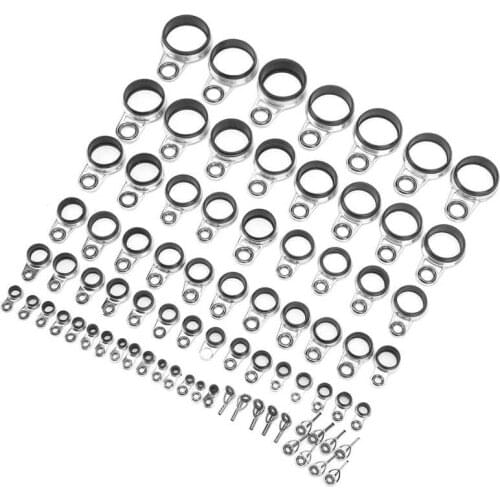 Fishing Rod Building Repairing Part Stainless Steel Fishing Rod Guides Top Tip Ring for Outdoor Fishing
