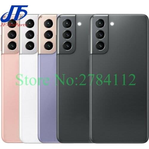 10Pcs Back Glass Replacement For Samsung Galaxy S21 Ultra PLUS S21Ultra S21Plus Battery Cover Rear Door Housing Case