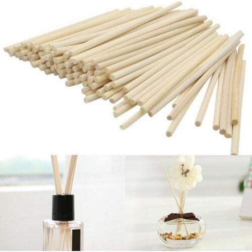 100pcs Natural Reed Fragrance Aroma Oil Diffuser Rattan Sticks Perfume volatiles For Home Decoration