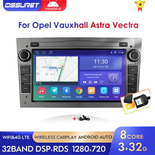 2 DIN Android 10 Car GPS for opel Vauxhall Astra H G J Vectra Antara Zafira Corsa Vivaro Meriva Veda Combo Signum NO DVD Player