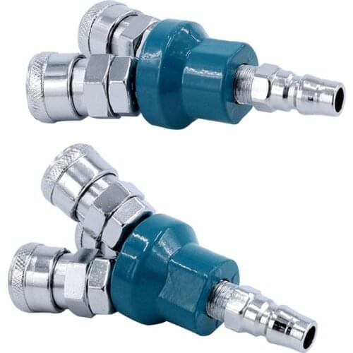 2 Way /3 Way Quick Connector Air Compressor Multi Hose Coupler Fitting Pneumatic Tools W91B