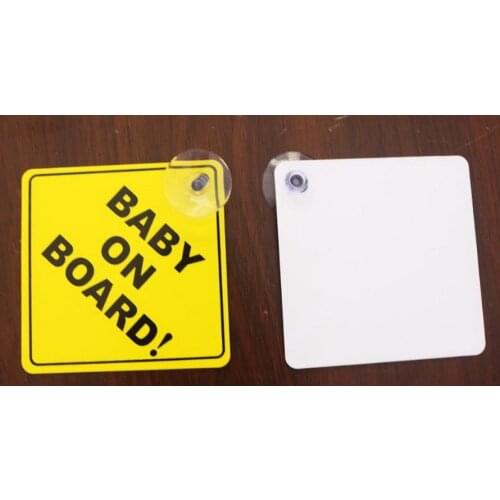 200pcs Car Sucker Sticker Baby ON BOARD WARNING SAFETY SIGN Sticker Vinyl Decal for Car Vehicle Window Sticker