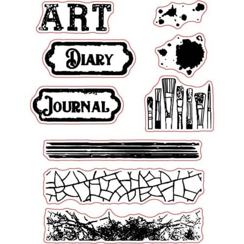 2021 NEW transparent Clear Silicone Stamp/Seal for DIY scrapbooking/photo album Decorative clear stamp sheets B0855