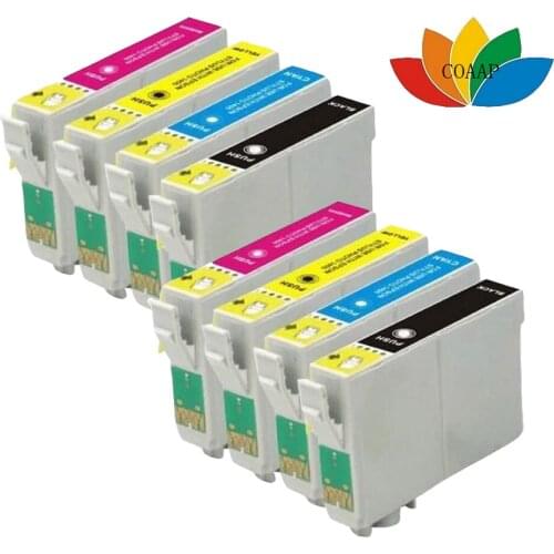 8x T1285 XL INK CARTRIDGE FOR Stylus S22 SX130 SX235W SX420W SX425W SX435W SX438W SX445W Printer